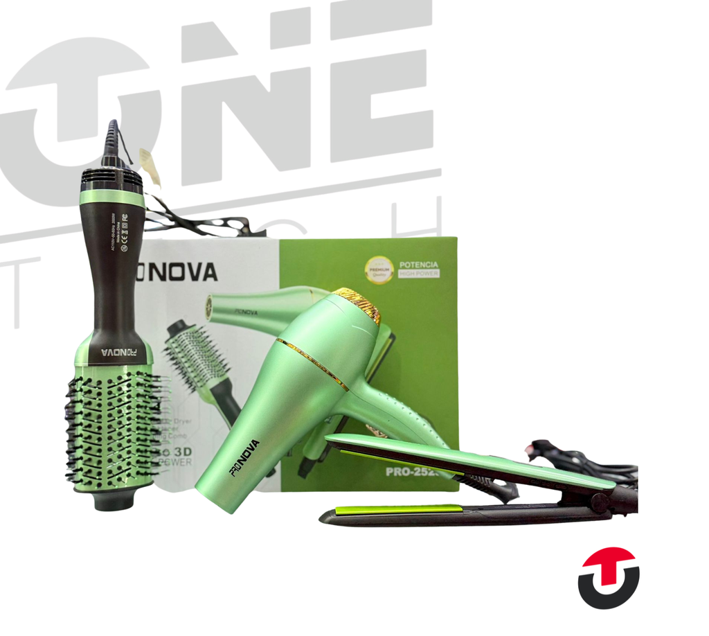 COMBO SECADOR-PLANCHA-CEPILLO PRO-2523  